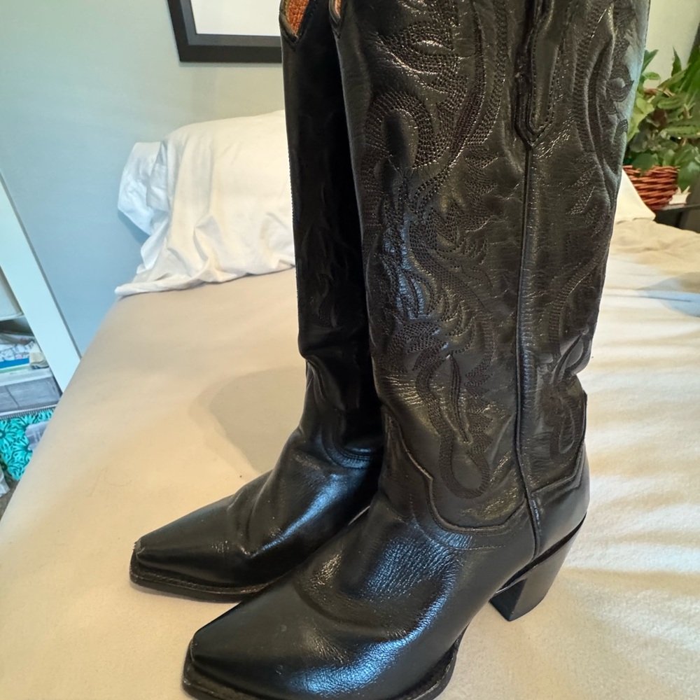 Dan Post Black Western Boots